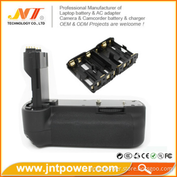Vertical Camera Battery Pack Grip Holder For Canon Bg-e6 Dslr Eos 5d Mark Ii 